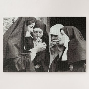 Nuns                                               Jigsaw Puzzle by FineArtists at Zazzle