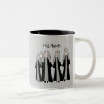 Nuns "Old Habits" Hilarious Nun Gifts Two-Tone Coffee Mug
