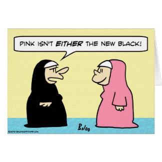 nuns pink new black cards
