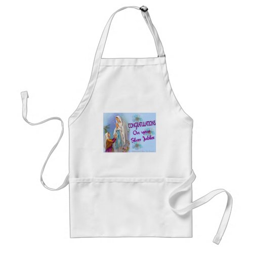 Nuns Silver Jubilee Gifts and Cards Adult Apron