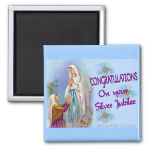 Nuns Silver Jubilee Gifts and Cards Magnet