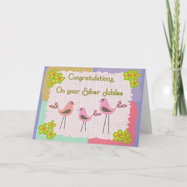Nuns Silver Jubilee Gifts Card (Front)