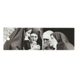 Nuns Smoking Vintage Photograph Ruler