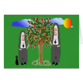Nuns Stealing Apples Cards & Gifts (Front Horizontal)