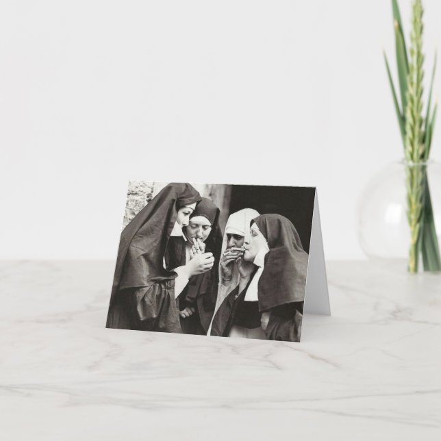 Nuns                                               thank you card (Front)