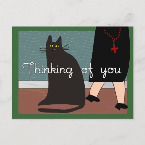 Nuns Thinking of You Cards  Gifts_Cat Design