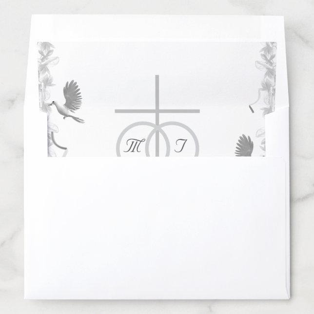 Nuptial Unity Catholic Wedding Envelope Liner (In Envelope)