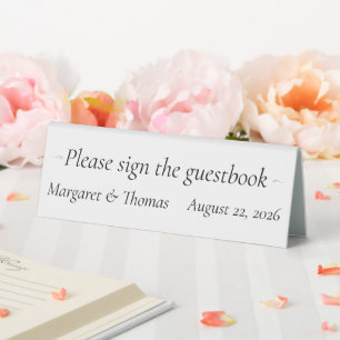 Nuptial Unity Customizable Wedding Sign