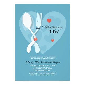 Nuptials Post Wedding Brunch Invitation