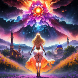 Nura - A Colorful Oasis: The Art of Self-Discovery Poster