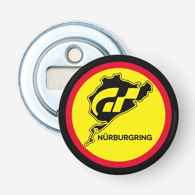 Nurburgring German Flag Germany Gran Turismo GT Bottle Opener (Front)
