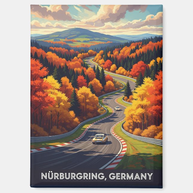 Nürburgring Germany Travel Magnet (Front)