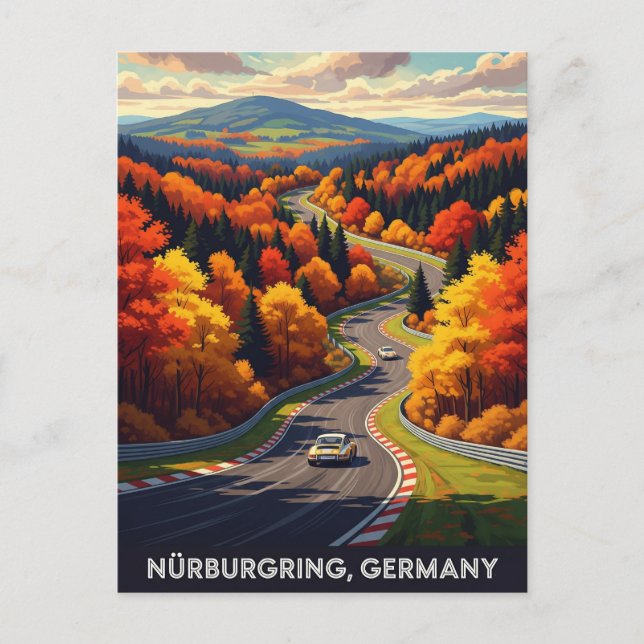 Nürburgring Germany Travel Postcard (Front)
