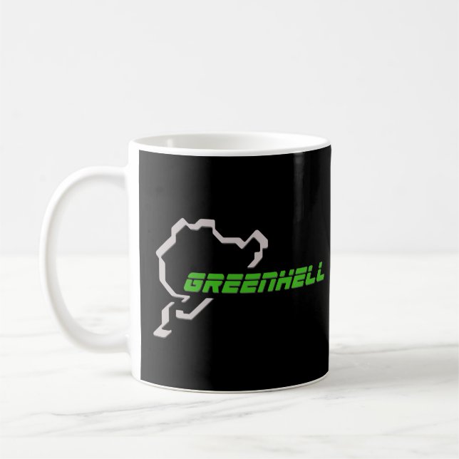 Nurburgring GreenHell Nordschleife Track GT7 Movie Coffee Mug (Left)