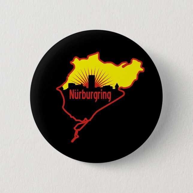 Nurburgring Nordschleife race track, Germany Button (Front)