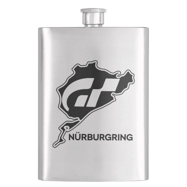 Nurburgring Nordschleife Race Track Gran Turismo  Flask (Front)
