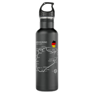 NURBURGRING NORDSCHLEIFE STAINLESS STEEL WATER BOTTLE