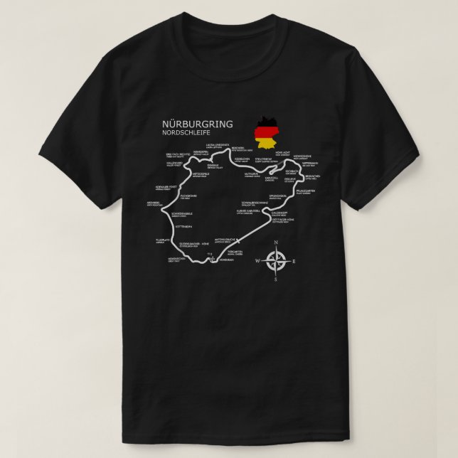 NURBURGRING NORDSCHLEIFE  T-Shirt (Design Front)