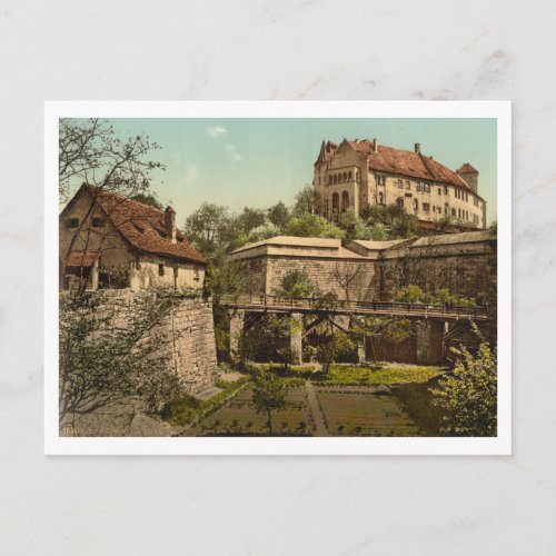 Nuremberg Castle Bavaria Germany Postcard