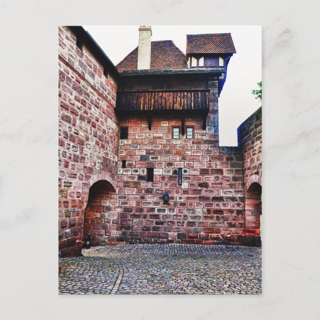Nuremberg castle postcard (Front)