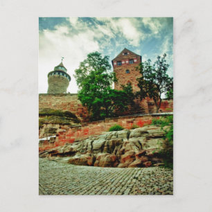 Nuremberg castle postcard