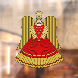 Nuremberg Christmas Angel Window Cling