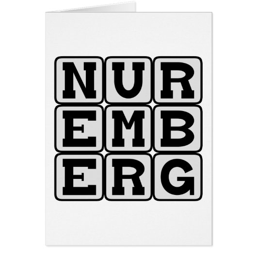 Nuremberg, City in Germany (Front)
