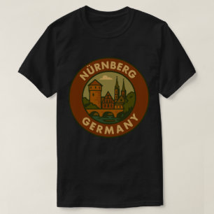 Nuremberg Germany City Art T-Shirt
