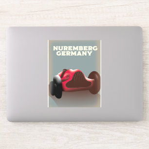 Nuremberg Germany Travel poster Sticker