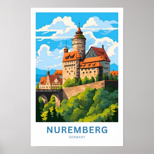 Nuremberg Germany Travel Print