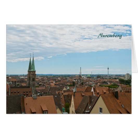 Nuremberg Greeting Card (Front Horizontal)