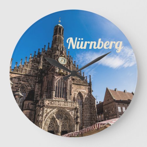 Nuremberg Hauptmarkt Nrnberg Bavaria Germany Large Clock