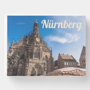 Nuremberg Hauptmarkt Nürnberg Bavaria Germany Wooden Box Sign