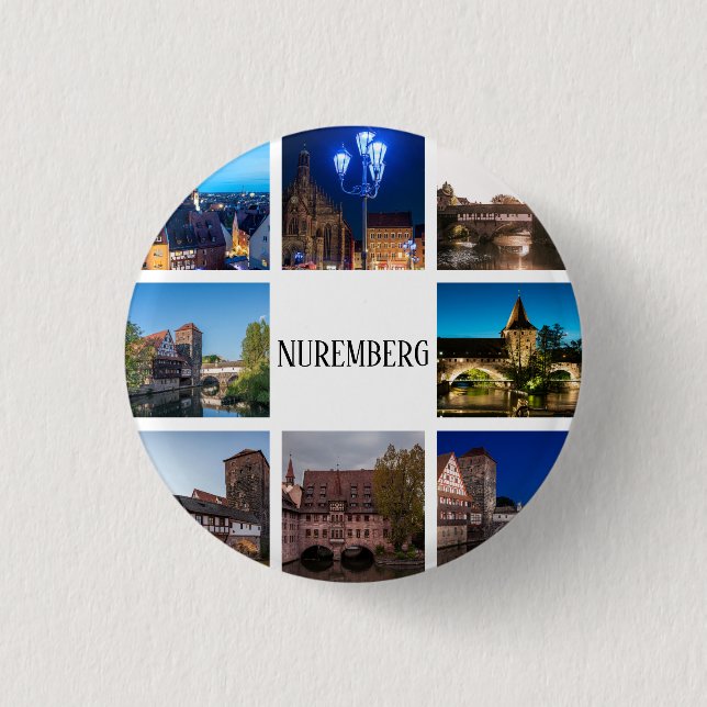 Nuremberg landscapes button (Front)