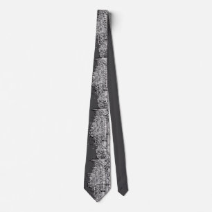 Nuremberg Medieval City in Germany Necktie