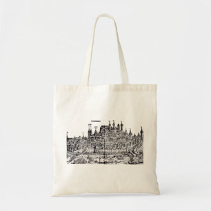 Nuremberg Medieval City in Germany Tote Bag