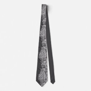 Nuremberg Medieval city in the Germany Neck Tie