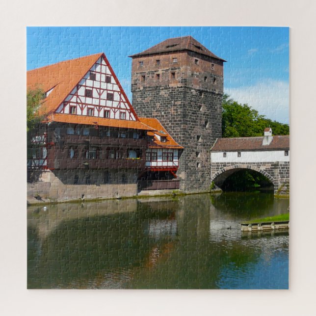 Nuremberg Old Town Germany. Jigsaw Puzzle (Vertical)