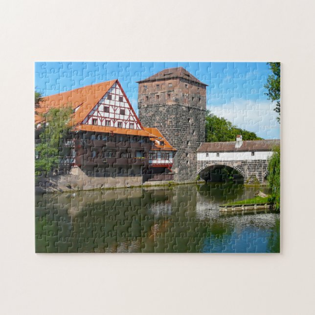 Nuremberg Old Town Germany. Jigsaw Puzzle (Horizontal)