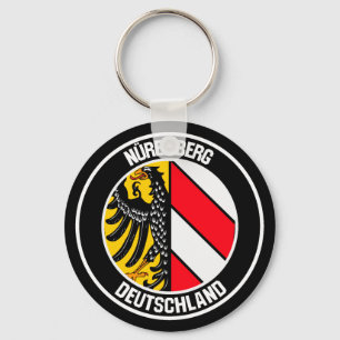 Nuremberg Round Emblem Keychain