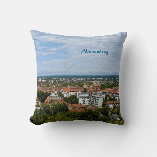 Nuremberg Throw Pillow (Front)