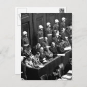 Nuremberg Trials.  Looking down on_War Image Postcard (Front/Back)