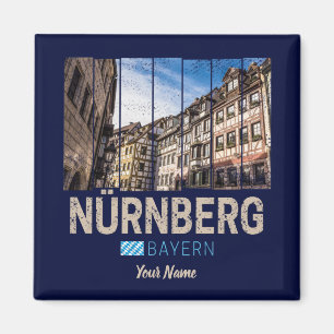 Nuremberg Vintage Bavaria Germany Souvenir Magnet