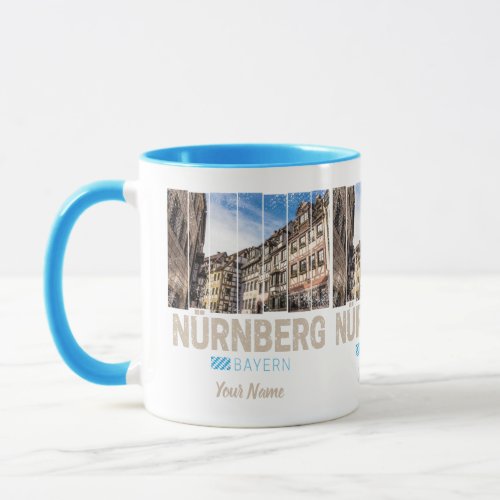 Nuremberg Vintage Bavaria Germany Souvenir Mug