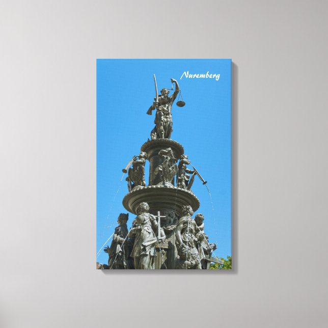 Nuremberg Wrapped Canvas Print (Front)