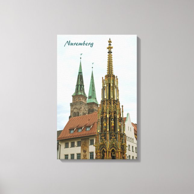 Nuremberg Wrapped Canvas Print (Front)