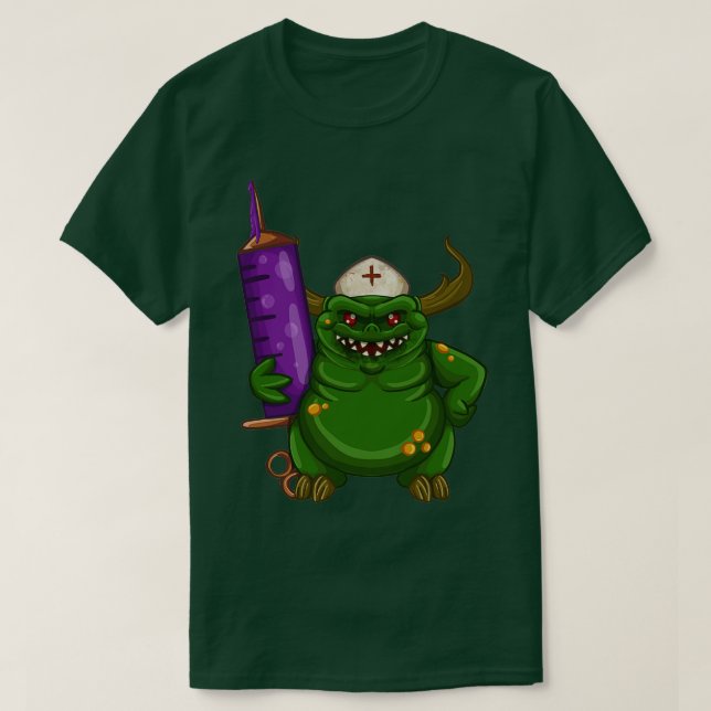 Nurgling Nurse T-Shirt (Design Front)
