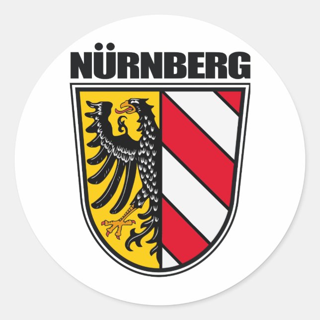 Nurnberg (Nuremberg) Classic Round Sticker (Front)
