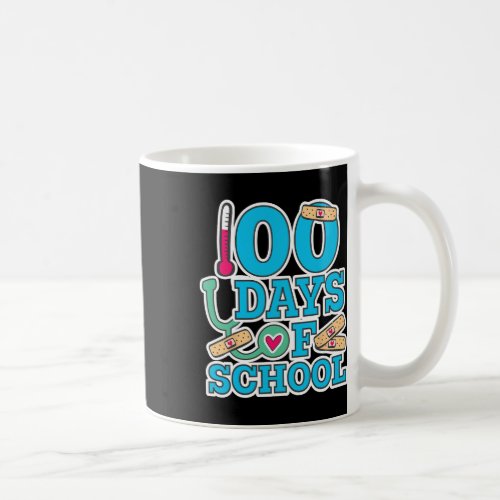 Nurse 100 Days Of School  Coffee Mug