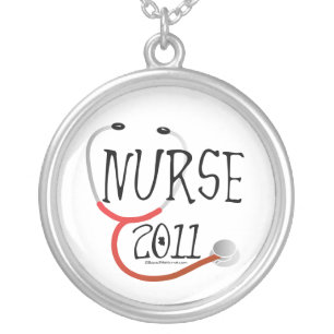 Nurse 2011 Graduation Stethoscope Necklace